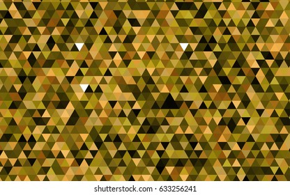 Dark Green, Yellow vector abstract polygonal background. Shining colored illustration in a brand-new style. The template can be used as a background for cell phones.