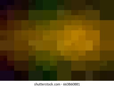 Dark Green, Yellow vector abstract textured polygonal background. Blurry rectangle design. Pattern can be used for background.