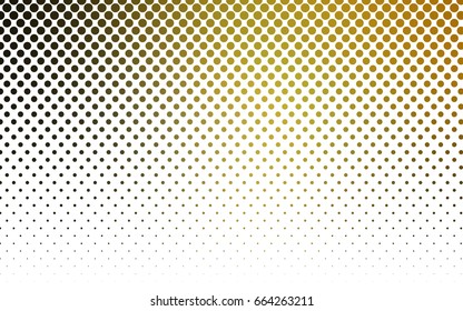 Dark Green, Yellow vector abstract pattern with circles. Geometry template for your business design. Background with colored spheres.