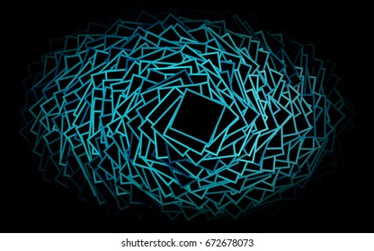 Dark Green, Yellow vector abstract textured polygonal background. Blurry rectangular design. The pattern with repeating rectangles can be used for background.