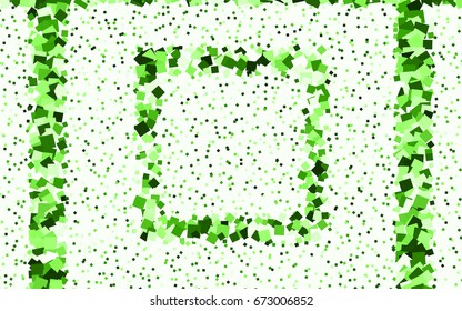 Dark Green, Yellow vector abstract textured polygonal background. Blurry rectangular design. The pattern with repeating rectangles can be used for background.