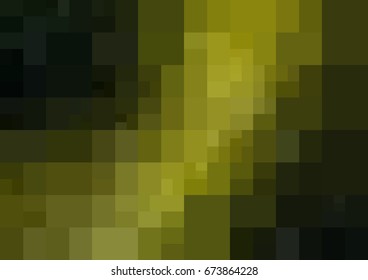 Dark Green, Yellow vector abstract textured polygonal background. Blurry rectangle design. Pattern can be used for background.