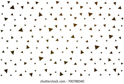 Dark Green, Yellow vector abstract colorful background, which consist of triangles. Pattern with colored triangles on white background.