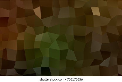 Dark Green, Yellow vector abstract textured polygonal background. Blurry rectangular design. The pattern with repeating rectangles can be used for background.