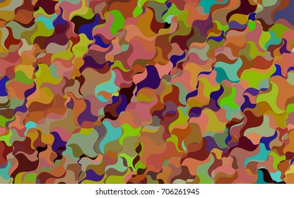 Dark Green, Yellow vector abstract cambered pattern. An elegant bright illustration with gradient. Brand-new style for your business design.