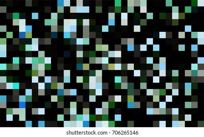 Dark Green, Yellow vector abstract textured polygonal background. Blurry rectangular design. The pattern with repeating rectangles can be used for background.