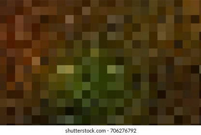 Dark Green, Yellow vector abstract textured polygonal background. Blurry rectangular design. The pattern with repeating rectangles can be used for background.