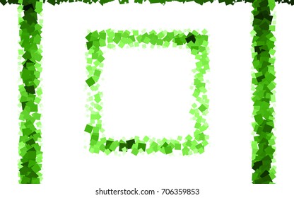 Dark Green, Yellow vector abstract textured polygonal background. Blurry rectangular design. The pattern with repeating rectangles can be used for background.