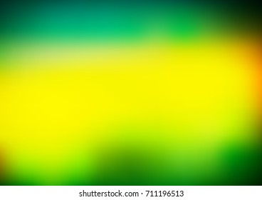 Dark Green, Yellow vector abstract blurred background. Colorful illustration in abstract style with gradient. Brand-new style for your business design.