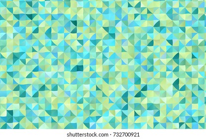 Dark Green, Yellow vector abstract mosaic pattern. Colorful illustration in abstract style with gradient. A completely new template for your business design.