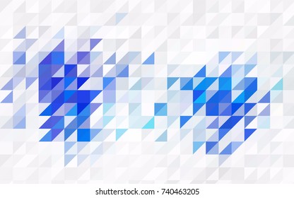 Dark Green, Yellow vector abstract colorful background, which consist of triangles. Pattern with colored triangles on white background.