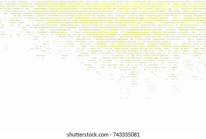 Dark Green, Yellow vector abstract pattern with circles. Geometry template for your business design. Background with colored spheres.