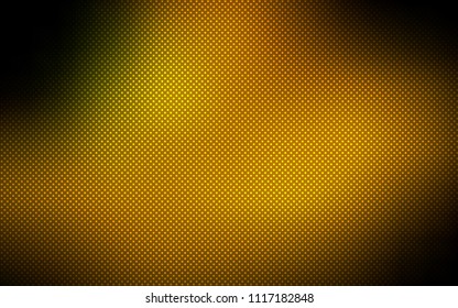 Dark Green, Yellow vector backdrop with dots. Blurred bubbles on abstract background with colorful gradient. Pattern can be used for ads, leaflets.