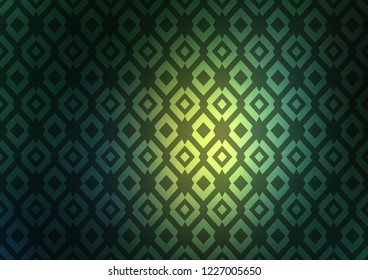 Dark Green, Yellow vector backdrop with rectangles, squares. Modern abstract illustration with colorful rectangles. Pattern for busines ad, booklets, leaflets