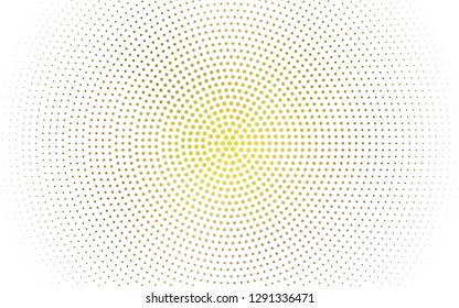 Dark Green, Yellow vector  backdrop with dots. Modern abstract illustration with colorful water drops. New template for your brand book.