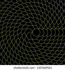 Dark Green, Yellow vector backdrop with circles. Colorful illustration with gradient dots in nature style. Pattern for websites, landing pages.
