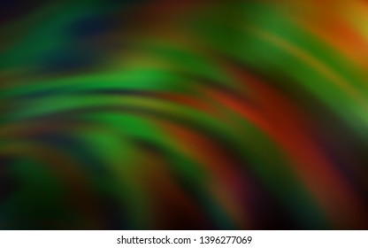Dark Green, Yellow vector backdrop with wry lines. Geometric illustration in abstract style with gradient.  Abstract design for your web site.