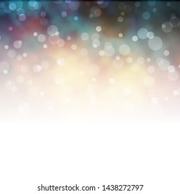 Dark Green, Yellow vector backdrop with circles. Abstract colorful disks on simple gradient background. Pattern for wallpapers, curtains.