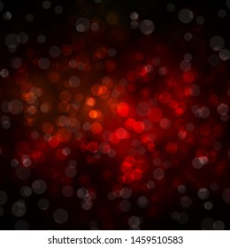 Dark Green, Yellow vector backdrop with circles. Modern abstract illustration with colorful circle shapes. Design for your commercials.