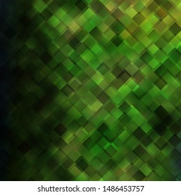Dark Green, Yellow vector backdrop with rectangles. Illustration with a set of gradient rectangles. Pattern for busines booklets, leaflets