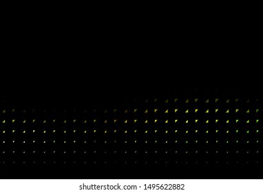 Dark Green, Yellow vector backdrop with dots. Glitter abstract illustration with blurred drops of rain. Template for your brand book.
