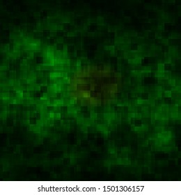 Dark Green, Yellow vector backdrop with rectangles. Abstract gradient illustration with colorful rectangles. Pattern for commercials, ads.