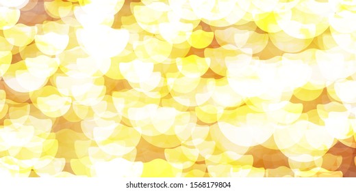 Dark Green, Yellow vector backdrop with dots. Abstract illustration with colorful spots in nature style. Pattern for booklets, leaflets.