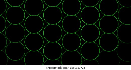 Dark Green, Yellow vector backdrop with dots. Abstract illustration with colorful spots in nature style. New template for a brand book.
