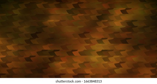 Dark Green, Yellow vector backdrop with rectangles. Modern design with rectangles in abstract style. Pattern for busines booklets, leaflets