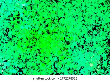 Dark Green, Yellow vector backdrop with memphis shapes. Illustration with colorful gradient shapes in abstract style. Simple design for your web site.