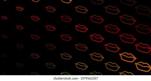 Verde oscuro, fondo vectorial amarillo con símbolos de poder de la mujer. Diseño simple en estilo abstracto con activismo por los derechos de las mujeres. Diseño elegante para tapices.