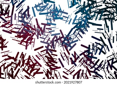 Dark green, yellow vector backdrop with long lines. Glitter abstract illustration with colored sticks. Smart design for your business advert.