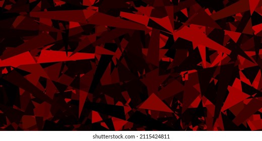 Verde oscuro, fondo vector amarillo con triángulos, líneas. Formas triangulares con gradiente colorido en estilo abstracto. Diseño para sus fondos de escritorio.