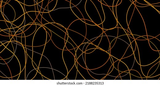 Dark green, yellow vector backdrop with chaotic shapes. Modern abstract illustration with gradient random forms. Background for cell phones.