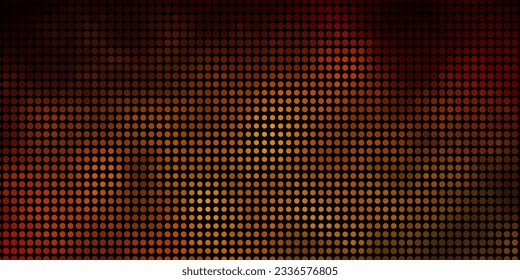 Dark Green, Yellow vector backdrop with circles. Glitter abstract illustration with colorful drops. Design for your commercials.