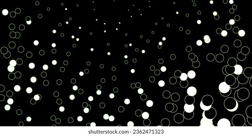 Dark Green, Yellow vector backdrop with dots. Colorful illustration with gradient dots in nature style. Pattern for booklets, leaflets.