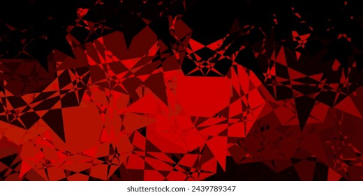 Dark Green, Yellow vector backdrop with triangles, lines. Outstanding abstract illustration with range of colorful triangles. An easy addition to your commertials.
