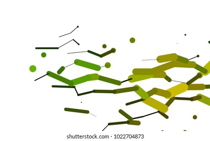 Dark Green, Yellow vector background with straight lines. Blurred decorative design in simple style with lines. Smart design for your business advert.
