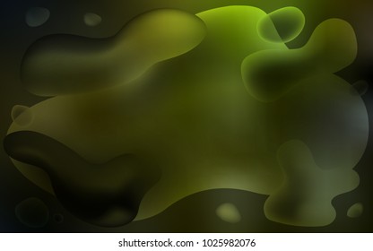 Dark Green, Yellow vector background with bent lines. Geometric illustration in memphis style with gradient.  A completely new memphis design for your business.
