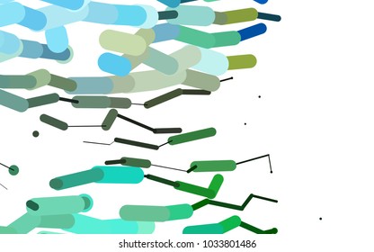Dark Green, Yellow vector background with straight lines. Glitter abstract illustration with colored sticks. Smart design for your business advert.
