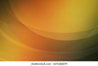 Dark Green, Yellow vector background with abstract circles. Blurred geometric sample with gradient bubbles.  A completely new template for your business design.