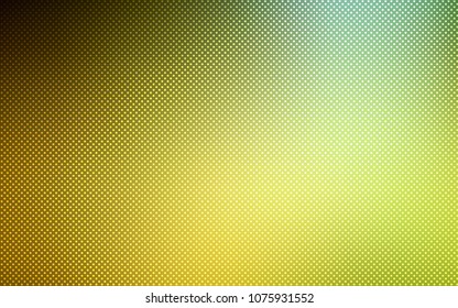 Dark Green, Yellow vector background with bubbles. Illustration with set of shining colorful abstract circles. Beautiful design for your business advert.