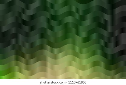 Dark Green, Yellow vector background with lamp shapes. A completely new color illustration in marble style. New composition for your brand book.