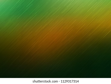 Dark Green, Yellow vector background with straight lines. Blurred decorative design in simple style with lines. Smart design for your business advert.