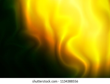 Dark Green, Yellow vector background with bubble shapes. Colorful abstract illustration with gradient lines. A new texture for your  ad, booklets, leaflets.
