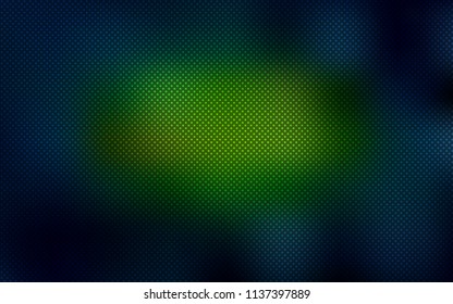 Dark Green, Yellow vector background with bubbles. Abstract illustration with colored bubbles in nature style. Completely new template for your brand book.