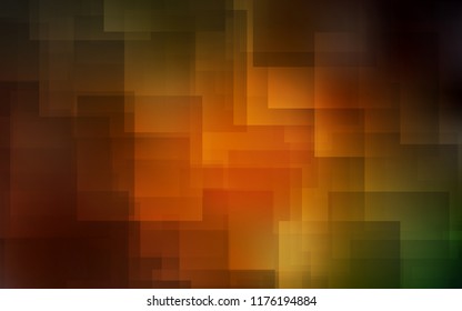 Dark Green, Yellow vector background with straight lines. Lines on blurred abstract background with gradient. Pattern for your busines websites.