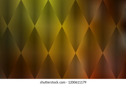 Dark Green, Yellow vector background with rectangles. Abstract gradient illustration with rectangles. Smart design for your business advert.