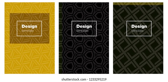 Dark Green, Yellow vector background for books. Beautiful colorful sample in abstract style. Completely new template books.
