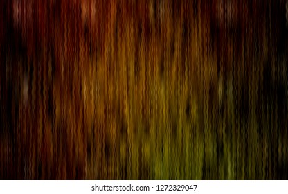 Dark Green, Yellow vector background with bent ribbons. Geometric illustration in marble style with gradient.  A completely new memphis design for your business.